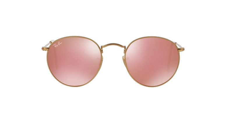 ANTEOJOS DE SOL RAY-BAN ROUND METAL DORADO - 2