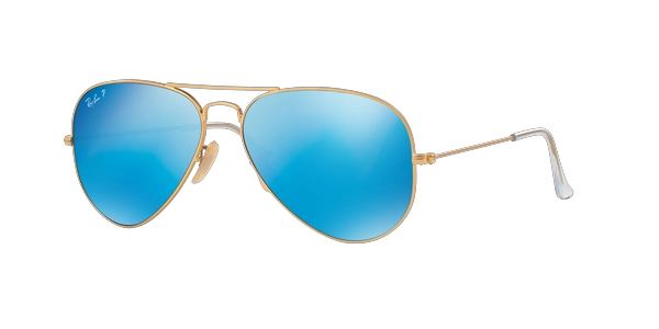 LENTES SOL RAY-BAN AVIADOR POLARIZADO - 1