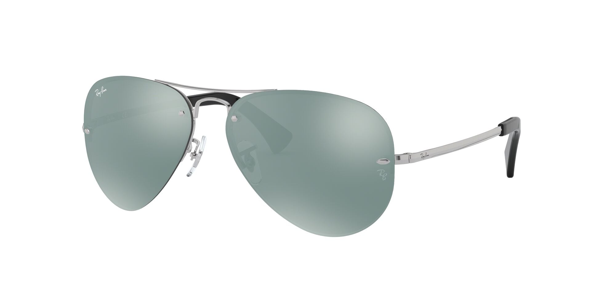 ANTEOJOS DE SOL RAY-BAN AVIADOR PLATA - 1