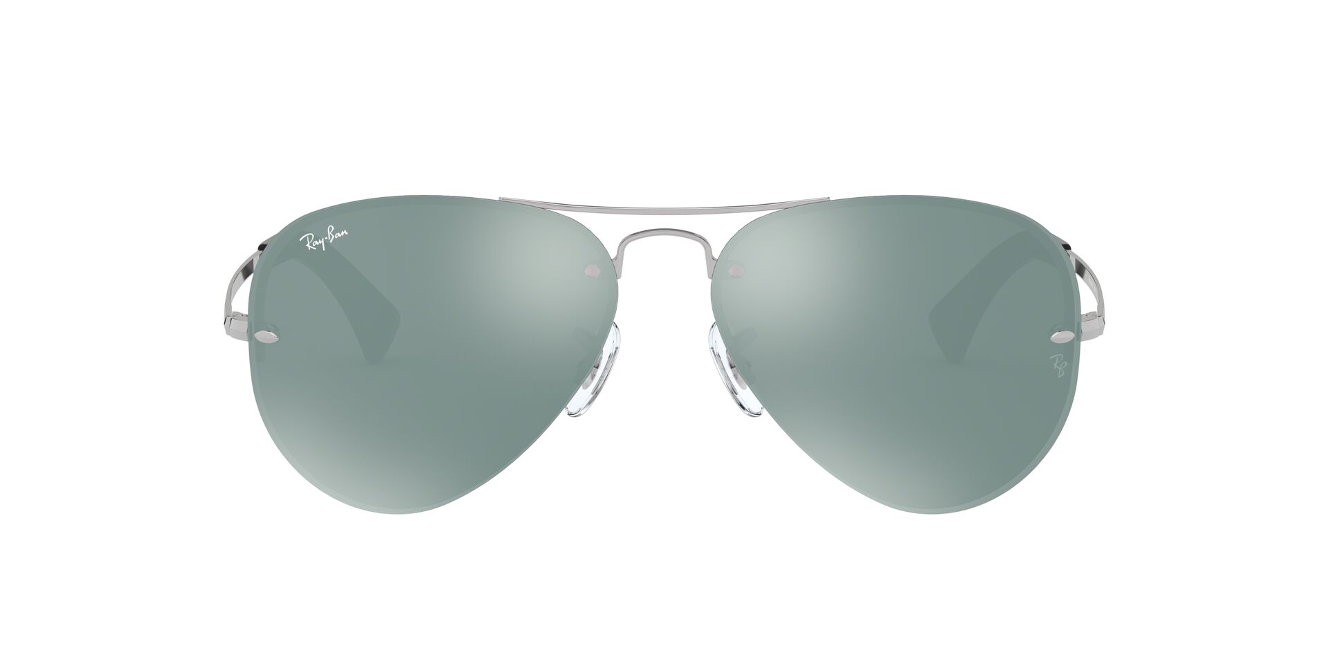 ANTEOJOS DE SOL RAY-BAN AVIADOR PLATA - 2