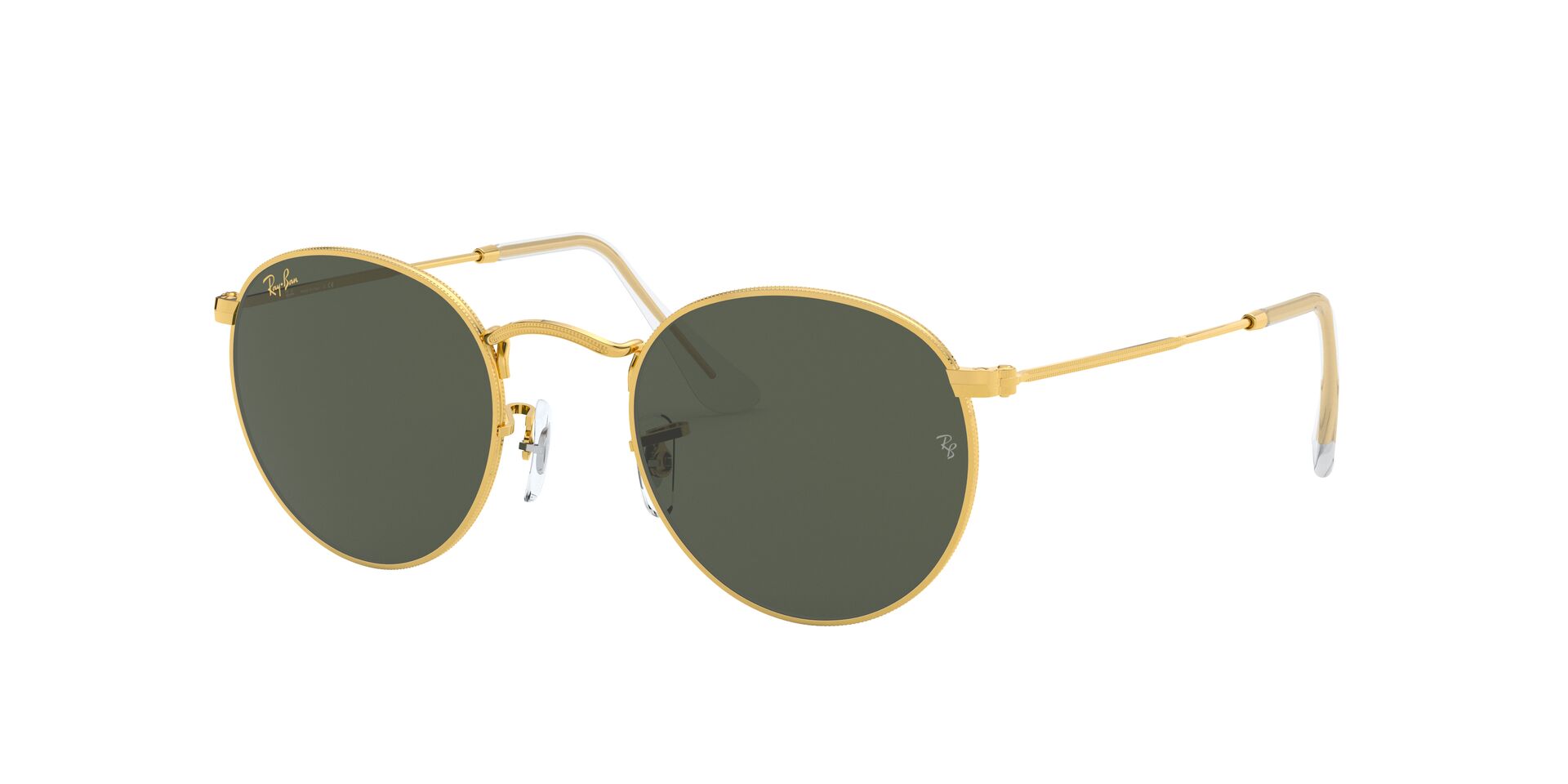 ANTEOJOS DE SOL RAY-BAN ROUND METAL DORADO - 1