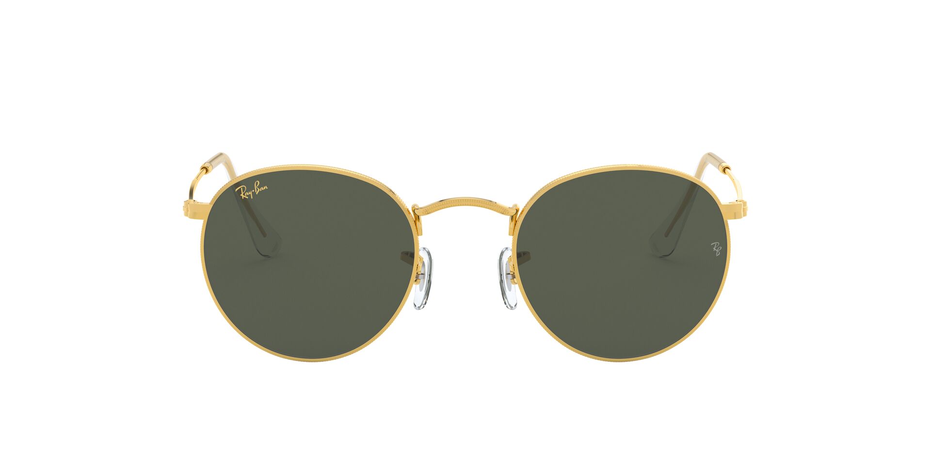 ANTEOJOS DE SOL RAY-BAN ROUND METAL DORADO - 2