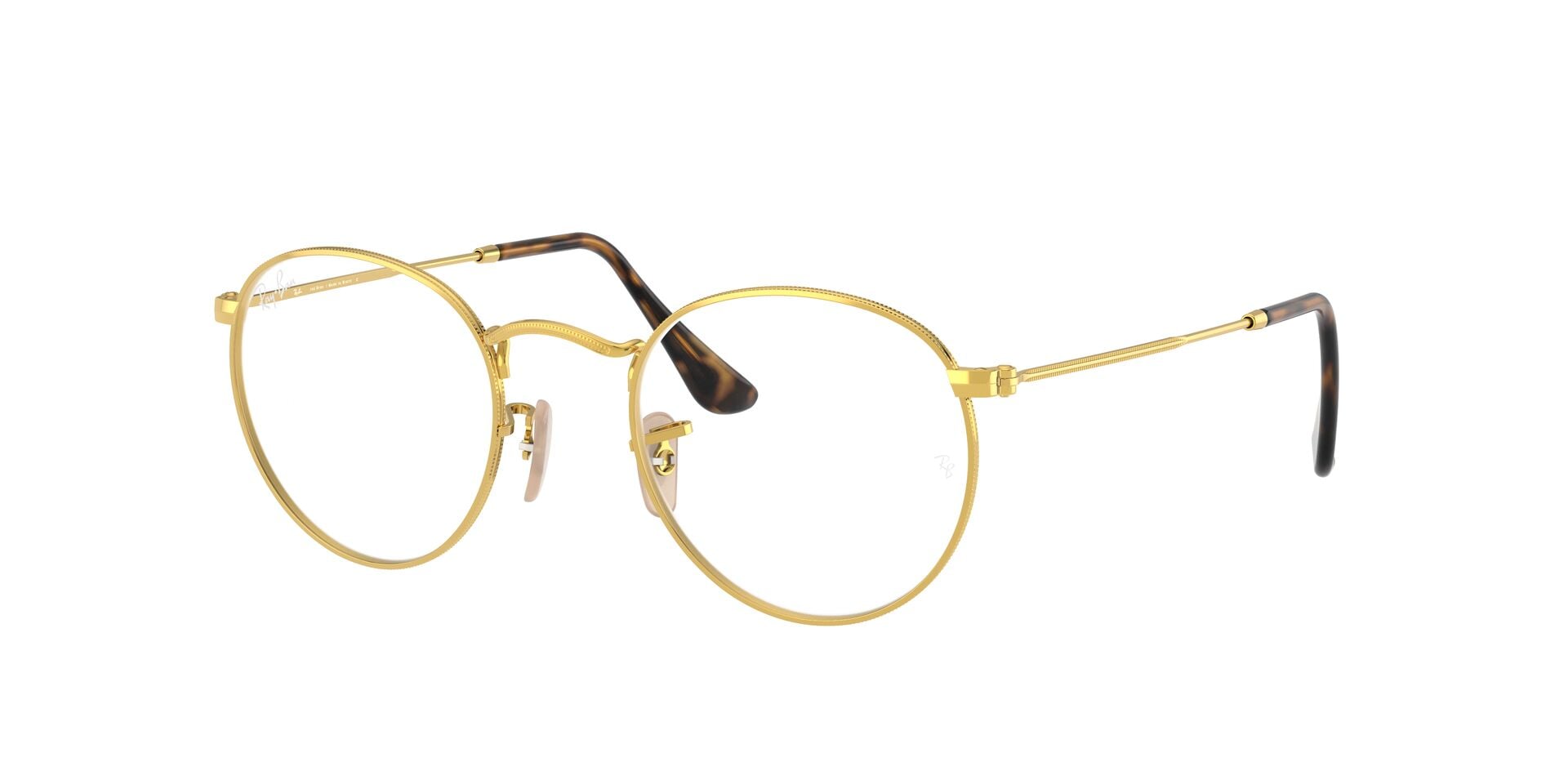 ANTEOJOS ÓPTICOS RAY-BAN ROUND METAL DORADO - 1