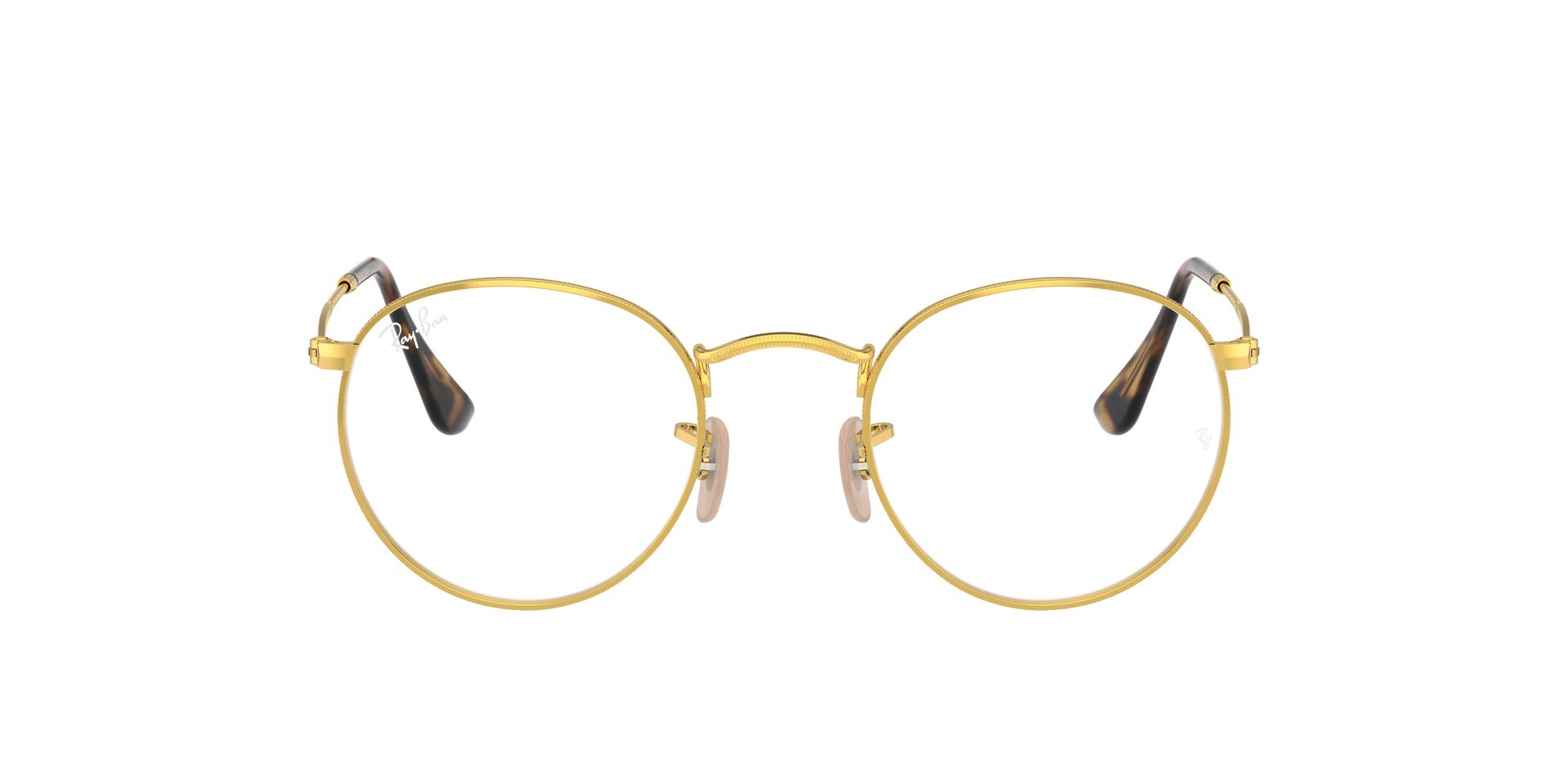 ANTEOJOS ÓPTICOS RAY-BAN ROUND METAL DORADO - 2