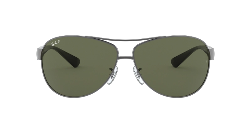 ANTEOJOS DE SOL RAY-BAN AVIADOR OVALADO RB3386 GRIS - 2