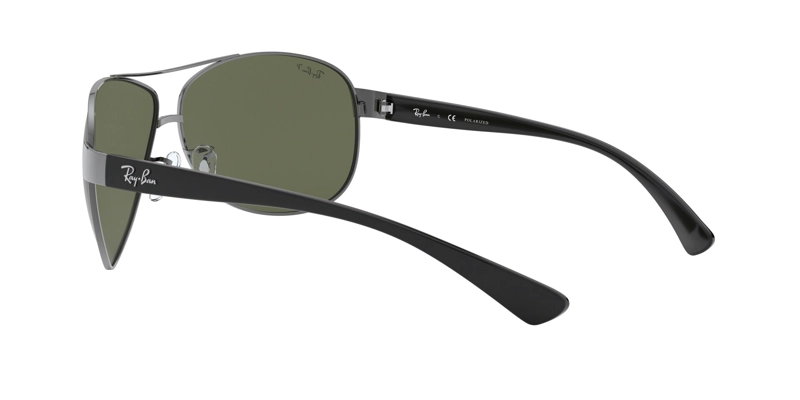 ANTEOJOS DE SOL RAY-BAN AVIADOR OVALADO RB3386 GRIS - 4