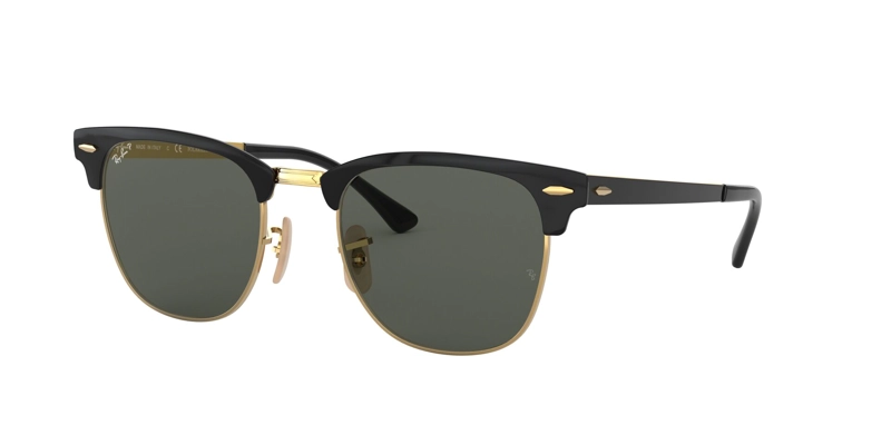 ANTEOJOS DE SOL RAY-BAN CLUBMASTER METAL NEGRO - 1