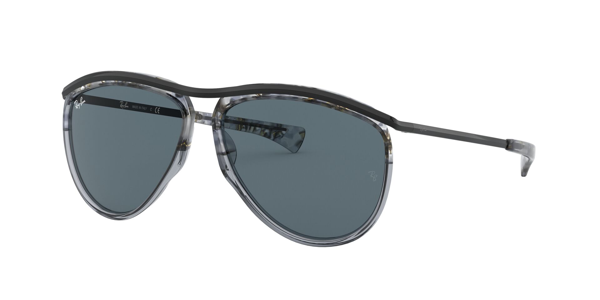 ANTEOJOS DE SOL RAY-BAN OLYMPIAN AVIATOR GRIS - 1