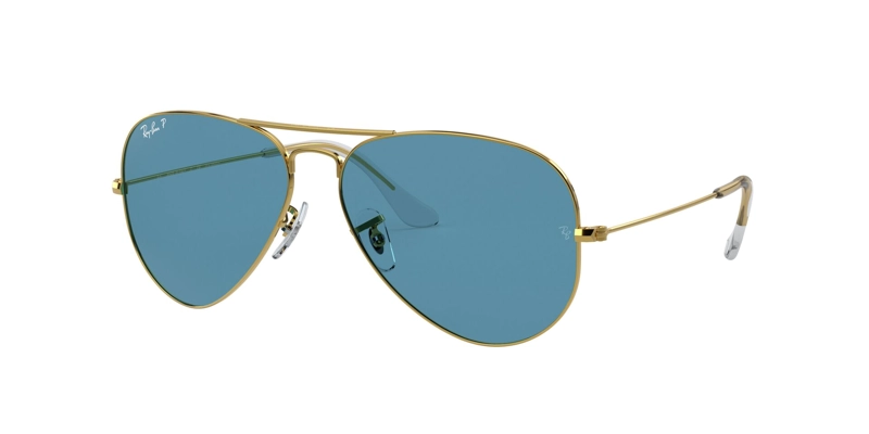 LENTES SOL RAY-BAN AVIADOR POLARIZADO - 1