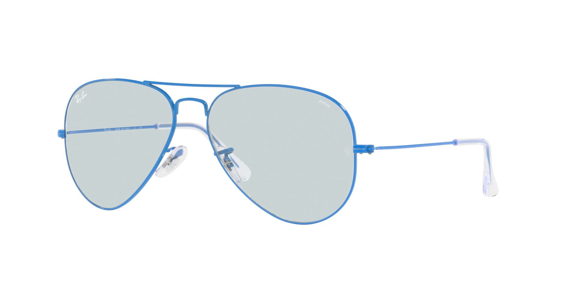 ANTEOJOS DE SOL RAY-BAN AVIADOR CELESTE - 1