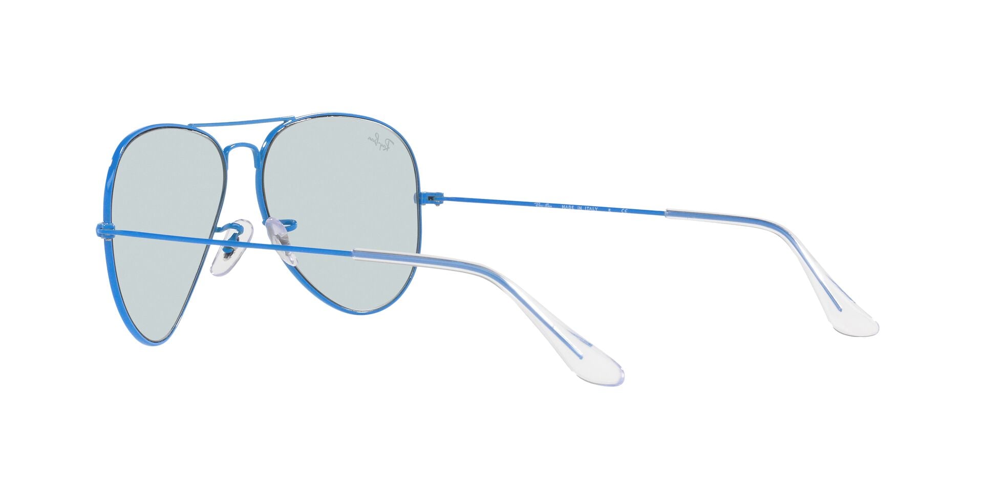 ANTEOJOS DE SOL RAY-BAN AVIADOR CELESTE - 4