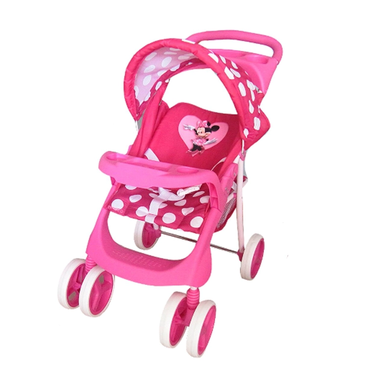 COCHE MUNECA/CUNA MINI DISNEY ROSADO - 3