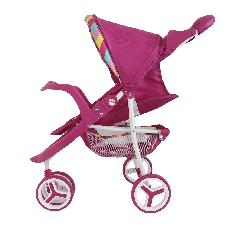 COCHE DE JUGUETE PARA MUÑECA BEBESIT ROSADO JOGGER UNICORNIO - 3