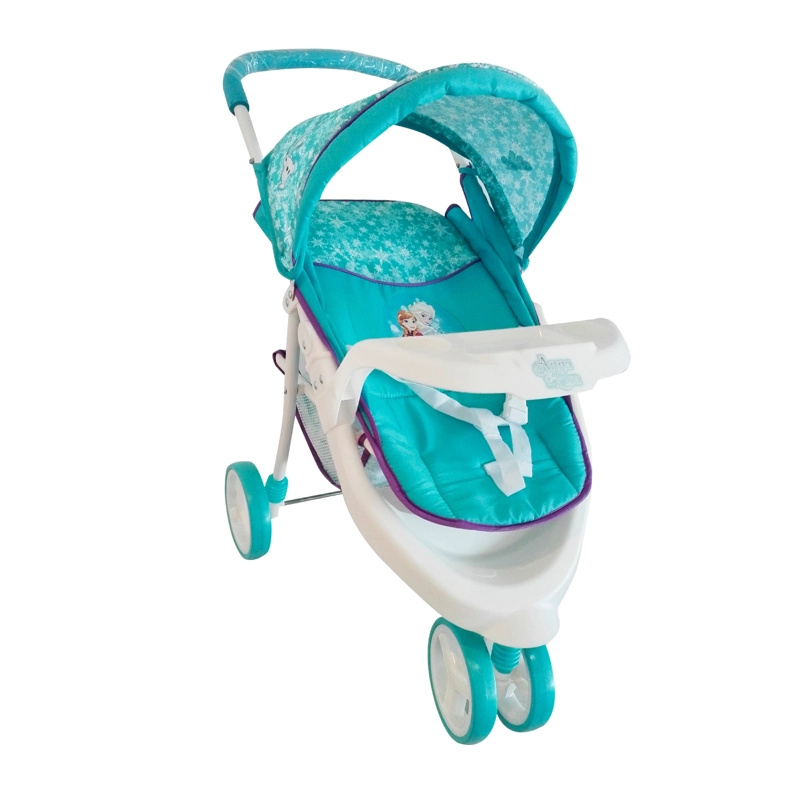 COCHE TRAVEL JOGGER DE JUGUETE DISNEY AZUL PARA MUÑECA FROZEN - 4