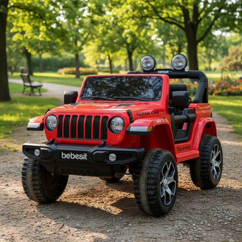 CAMIONETA ELE CTRICA BEBESIT RENEGADE - ROJO - 2