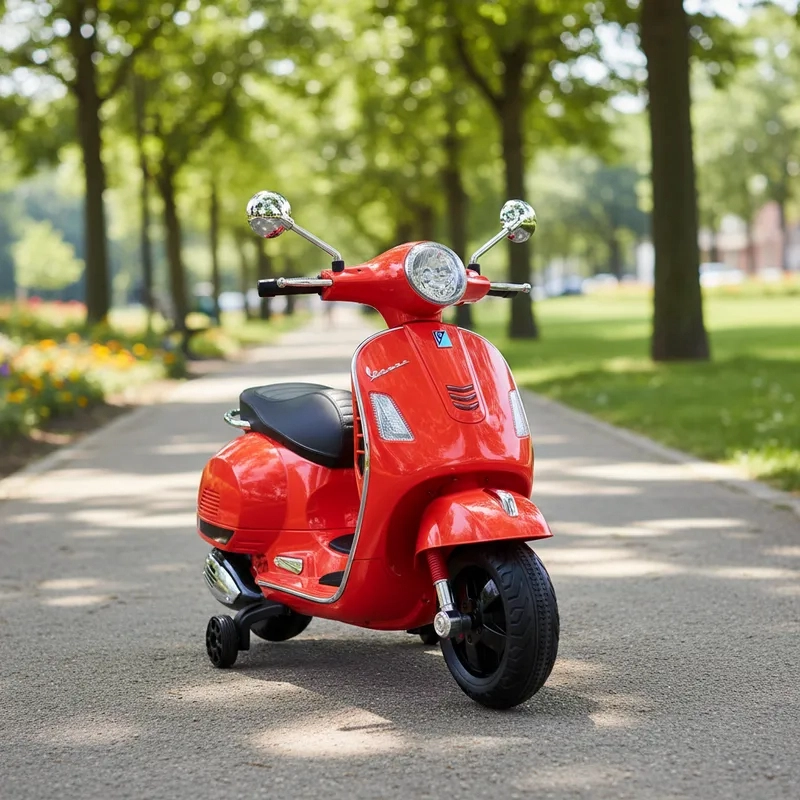 MOTO A BATERÍA BEBESIT SCOOTER II - ROJO - 2