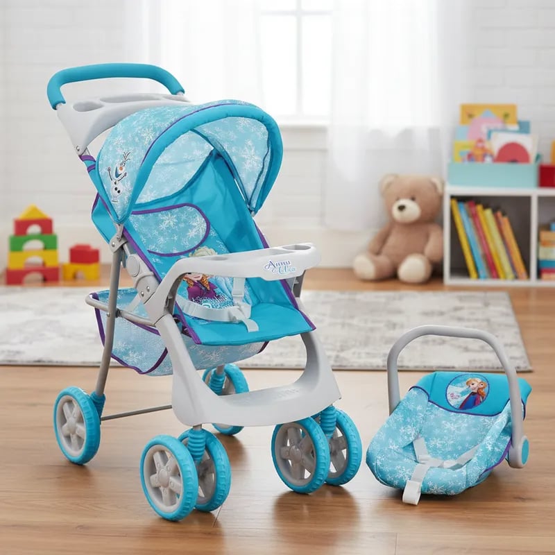 COCHE DE MUÑECA Y SILLA NIDO FROZEN DISNEY - 2