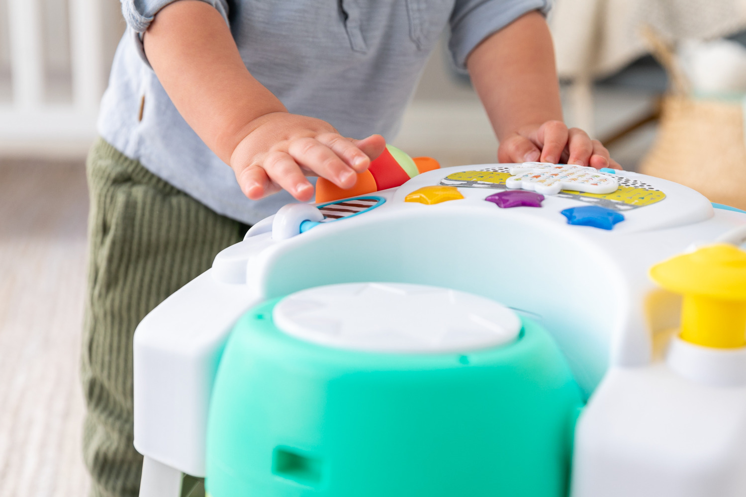 CORREPASILLOS BEBE INFANTINO BLANCO 3 EN 1 WALKER TABLE INTERACTIVO - 6