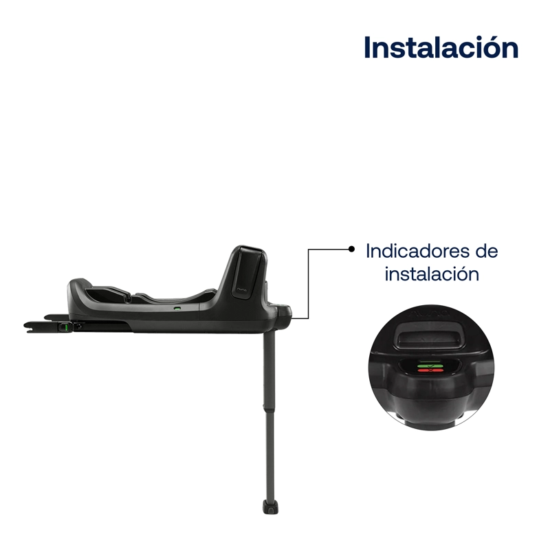 SILLA AUTO NUNA PIPA NEXT BASE NEGRO - 4
