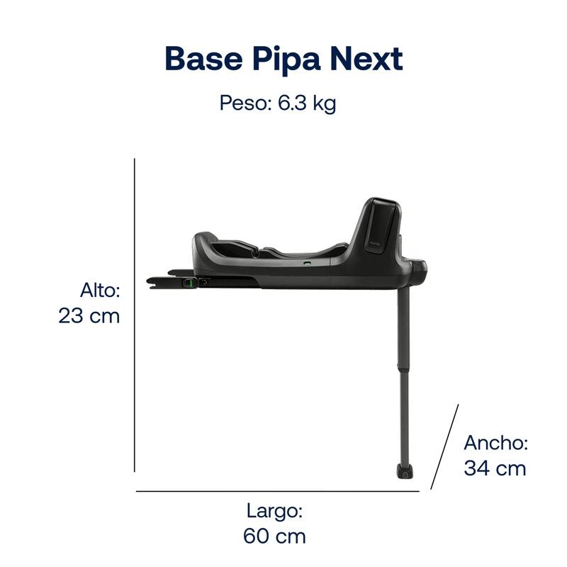 SILLA AUTO NUNA PIPA NEXT BASE NEGRO - 6