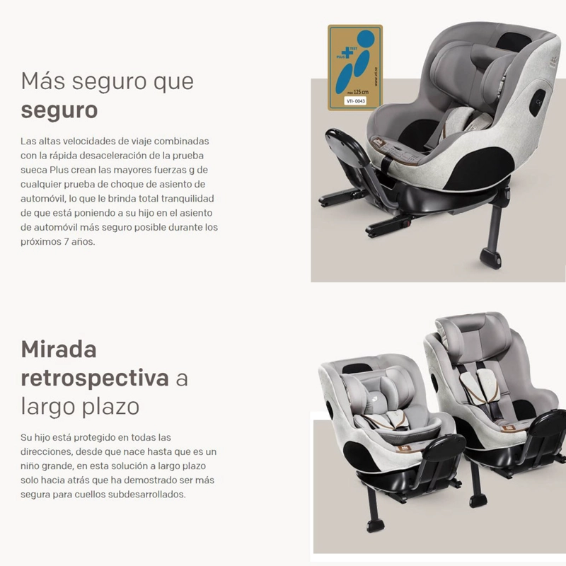 SILLA DE AUTO CONVERTIBLE I-PRODIGI OYSTER - 8