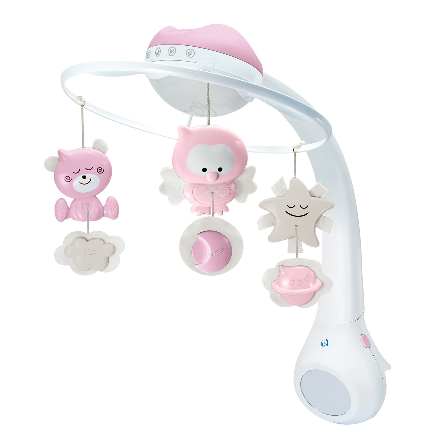 MOVIL PARA BEBE 3-1 PROJECTOR ROSA INFANTINO - 1