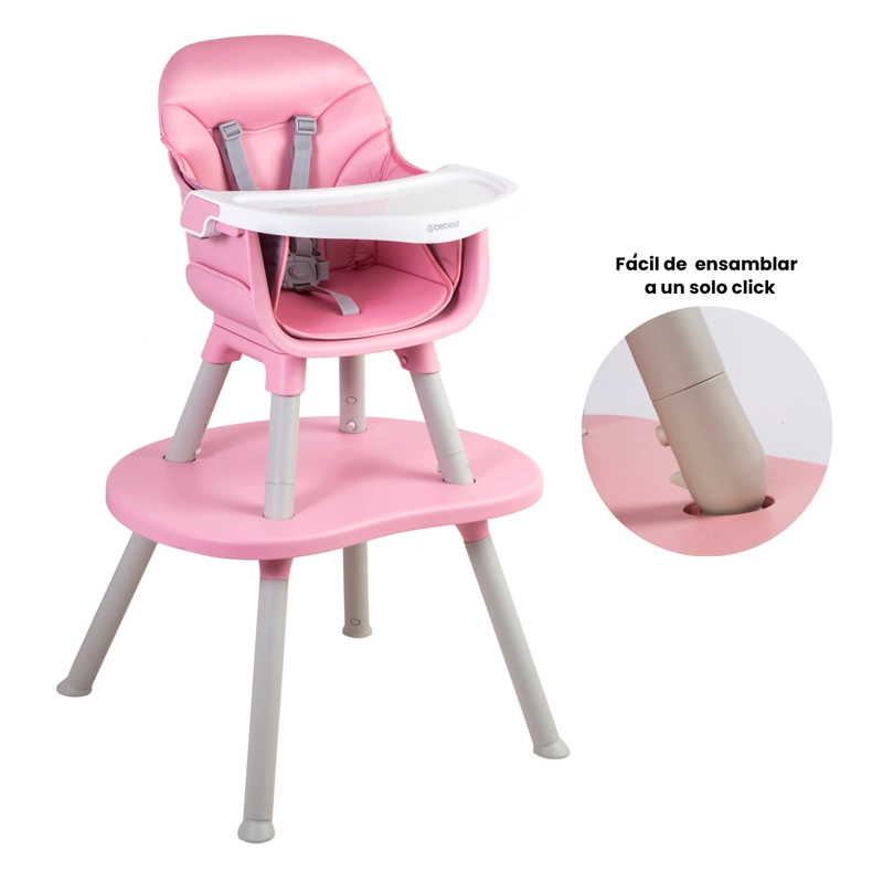 SILLA BEBESIT COMER BABY DESK 4&1 ROSA - 4