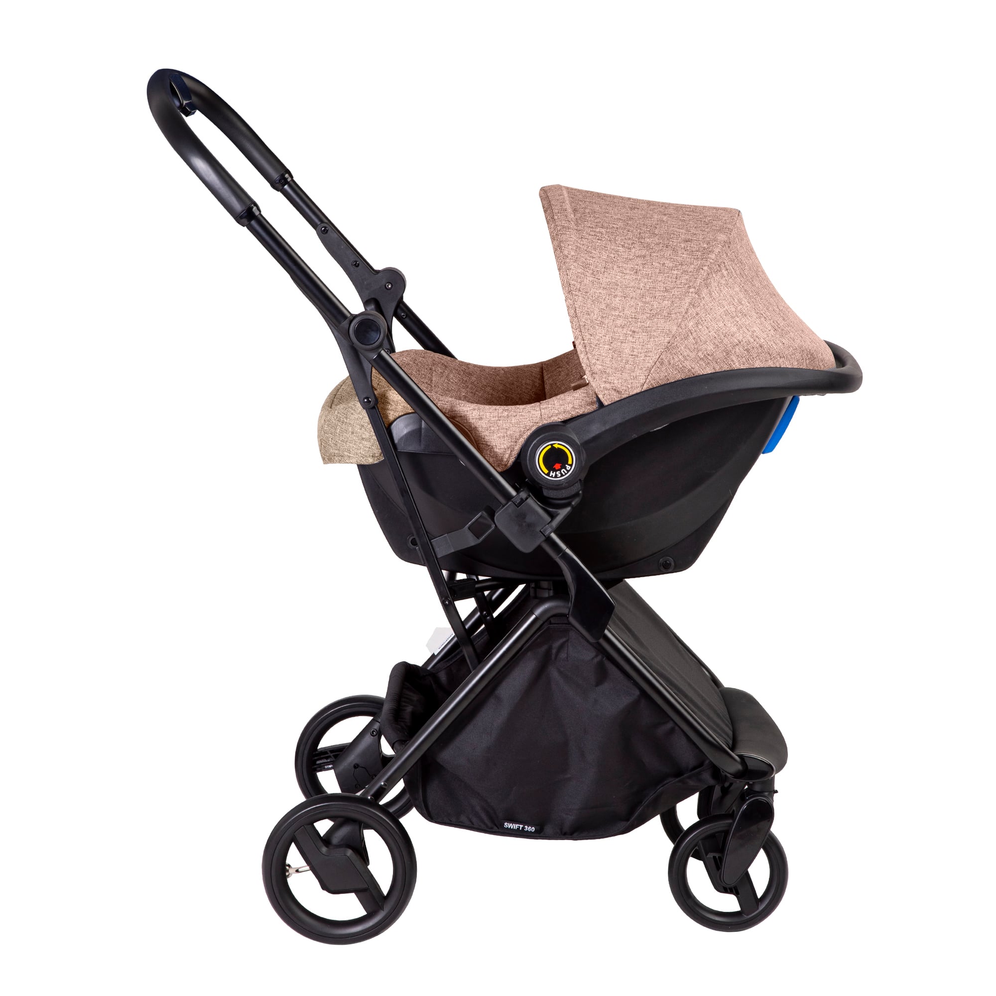 COCHE BEBESIT TRAVEL SYSTEM SWIFT 360 GRADOS 3 EN 1 BEIGE - 4
