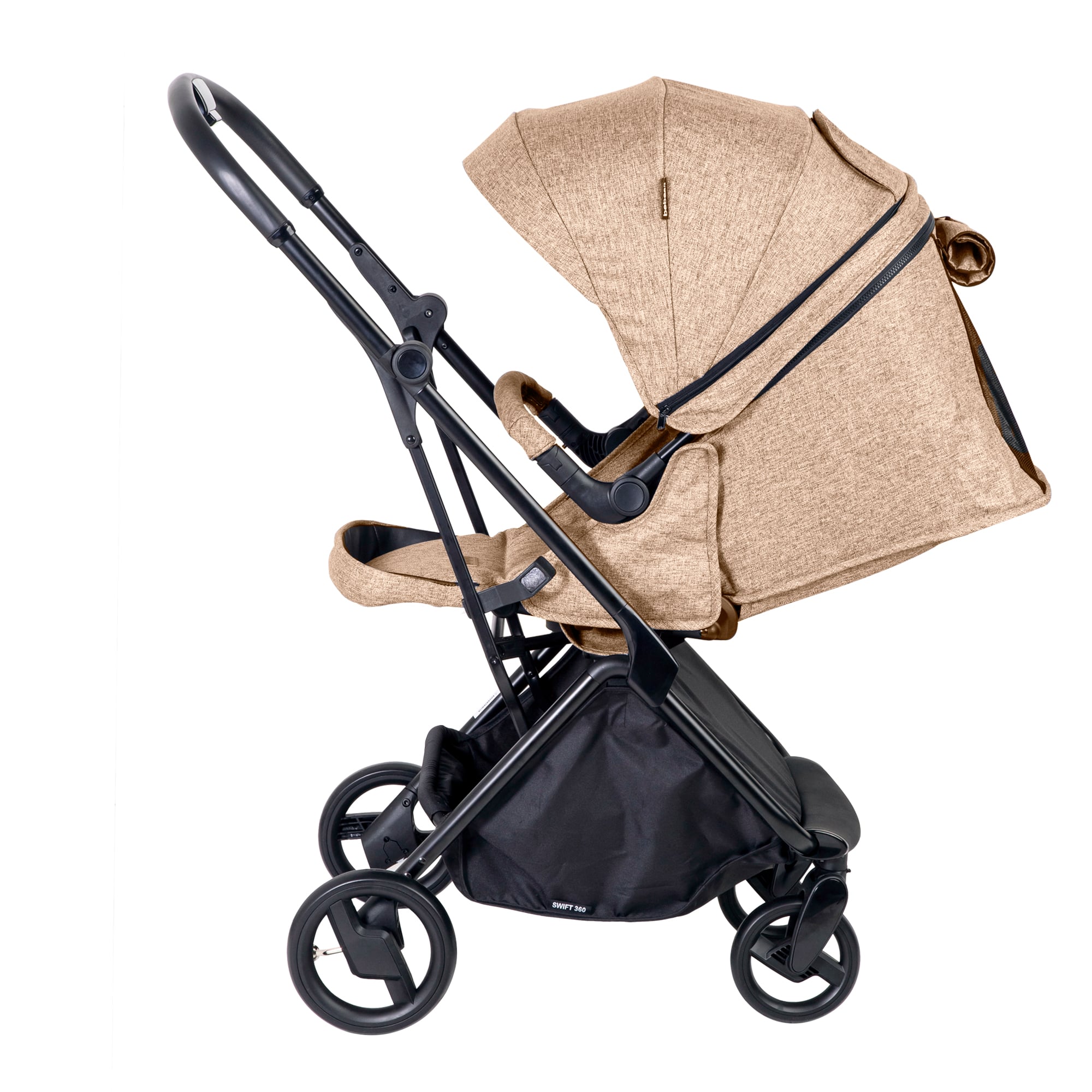 COCHE BEBESIT TRAVEL SYSTEM SWIFT 360 GRADOS 3 EN 1 BEIGE - 5