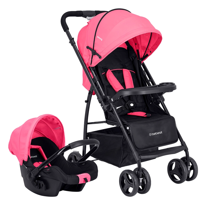 COCHE BEBESIT TRAVELSYSTEM GOLITE 5232 PINK ROSA - 1