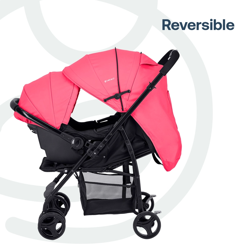 COCHE BEBESIT TRAVELSYSTEM GOLITE 5232 PINK ROSA - 8