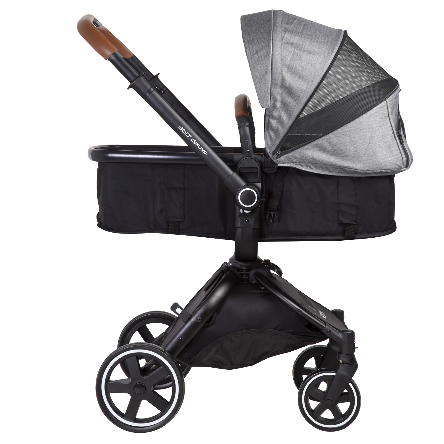 COCHE TRAVEL SYSTEM DELUXE 360° SX GRIS - 3