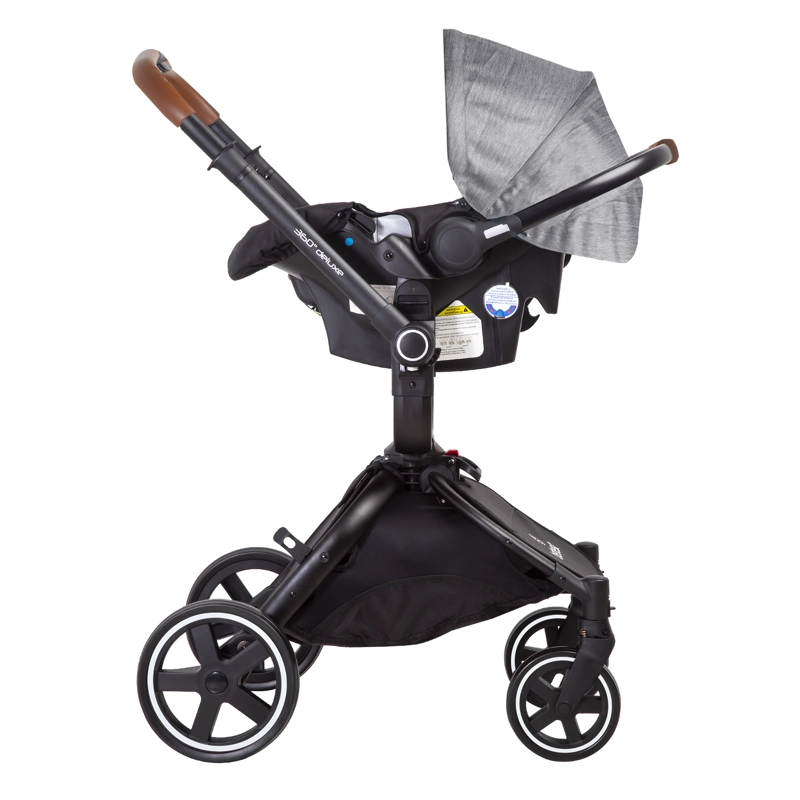COCHE TRAVEL SYSTEM DELUXE 360° SX GRIS - 4