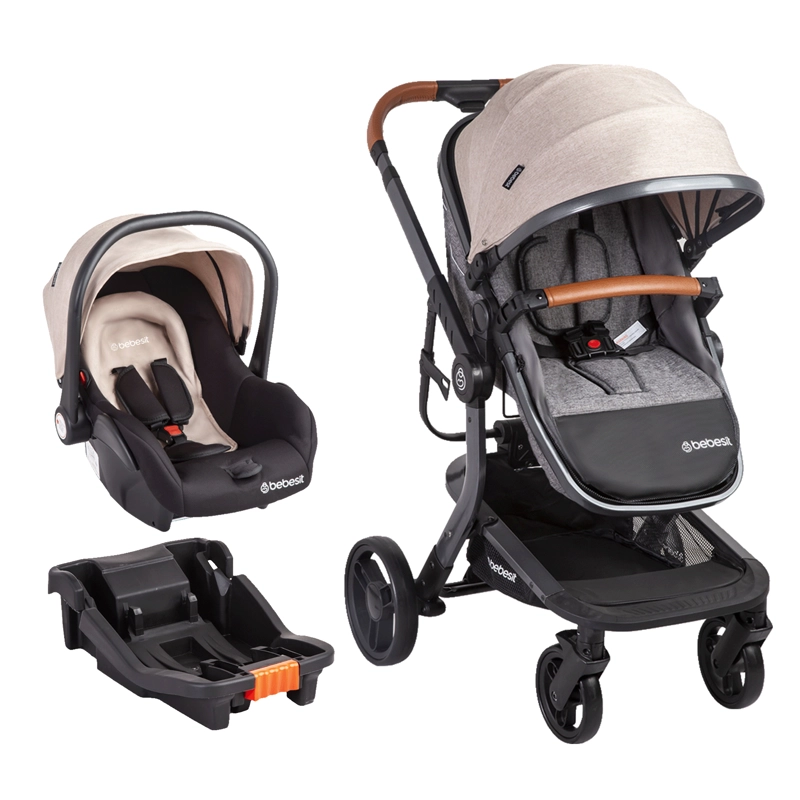 COCHE CUNA BEBESIT TRAVEL SYSTEM TAURUS BEIGE - 1