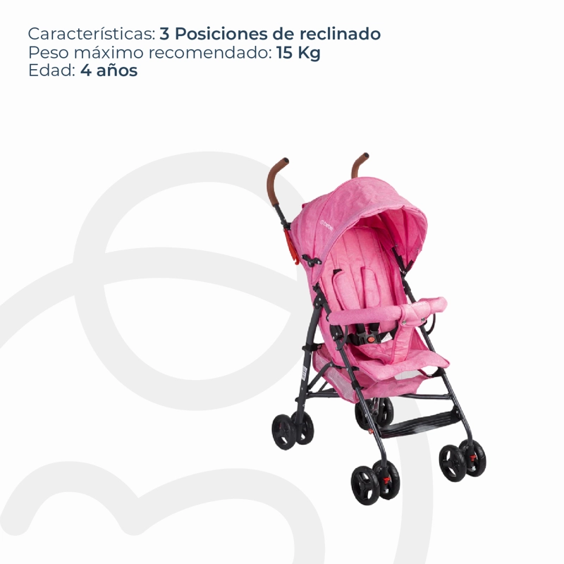 COCHE PARAGUA 5126 ROSADO - 7