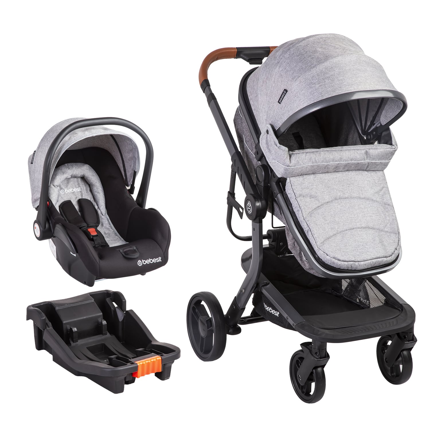 COCHE TRAVEL SYSTEM TAURUS GRIS - 2