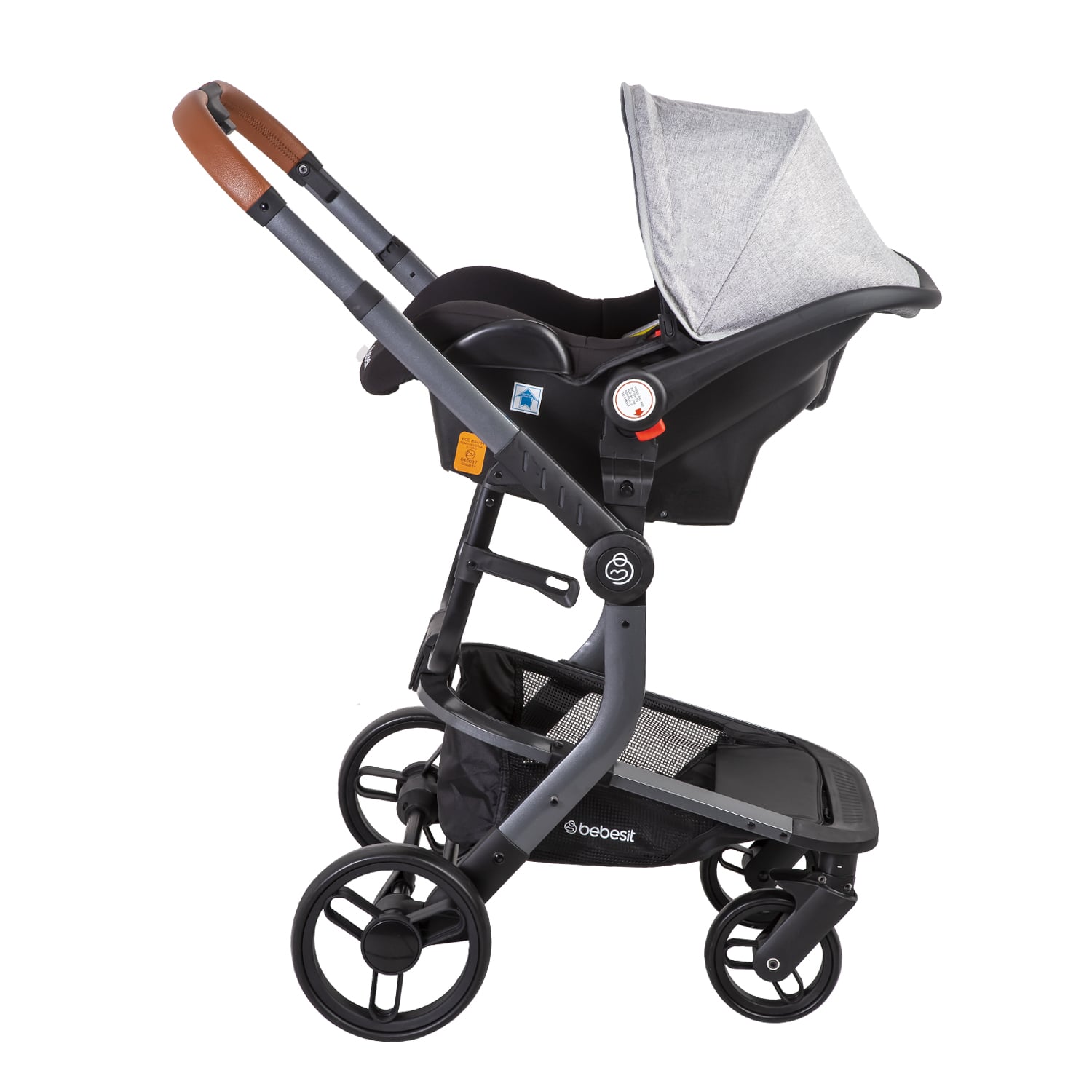 COCHE TRAVEL SYSTEM TAURUS GRIS - 5