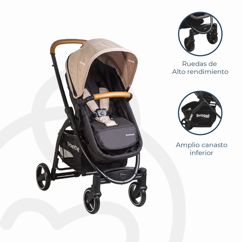 COCHE TRAVEL SYSTEM FE NIX BEIGE - 6