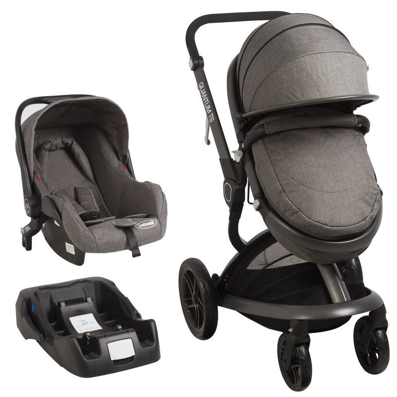COCHE BEBESIT TRAVEL SYSTEM QUANTUM GRIS - 1