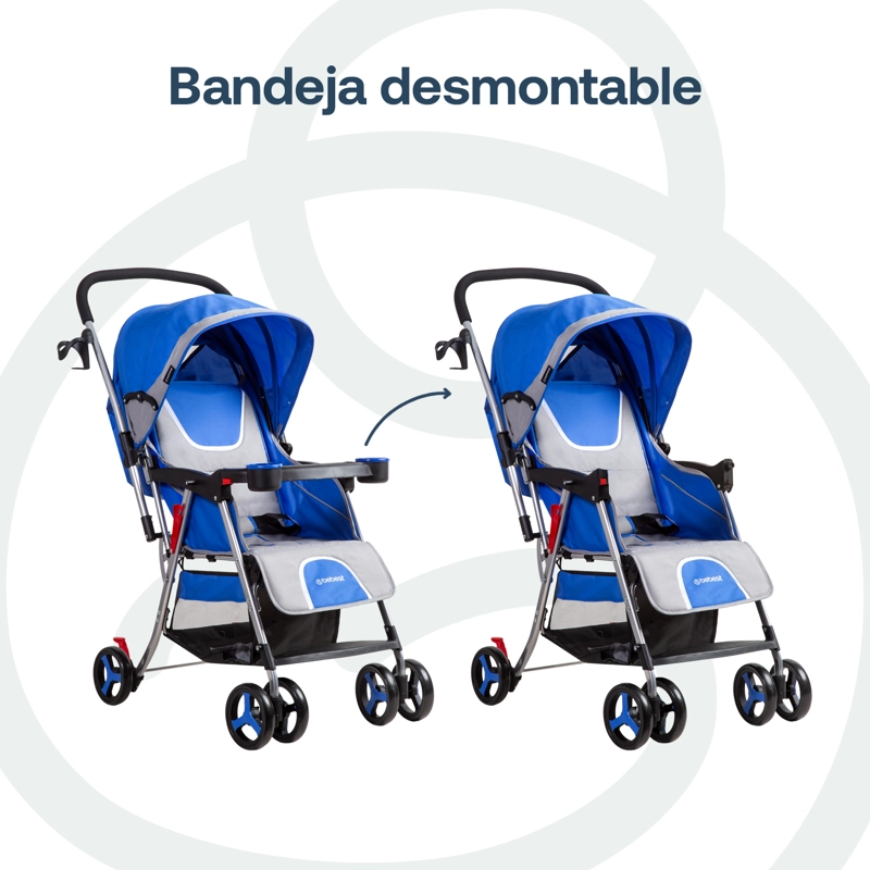 COCHE BEBESIT PASEO Y CUNA TWISTER SX AZUL - 7