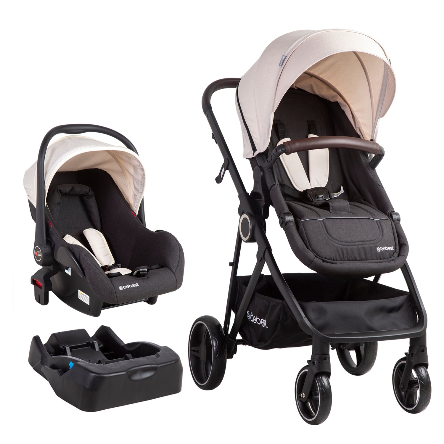 COCHE TRAVEL SYSTEM COSMOS BEIGE - 1