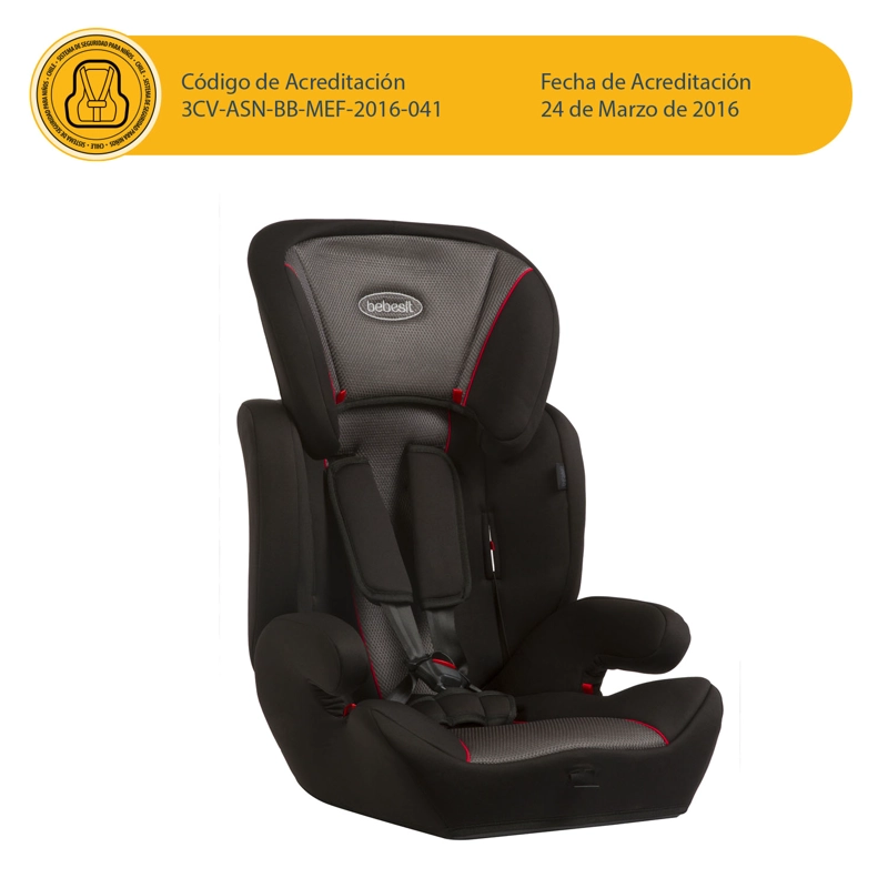 SILLA DE AUTO BUTACA SUZUKA NEGRA - 8