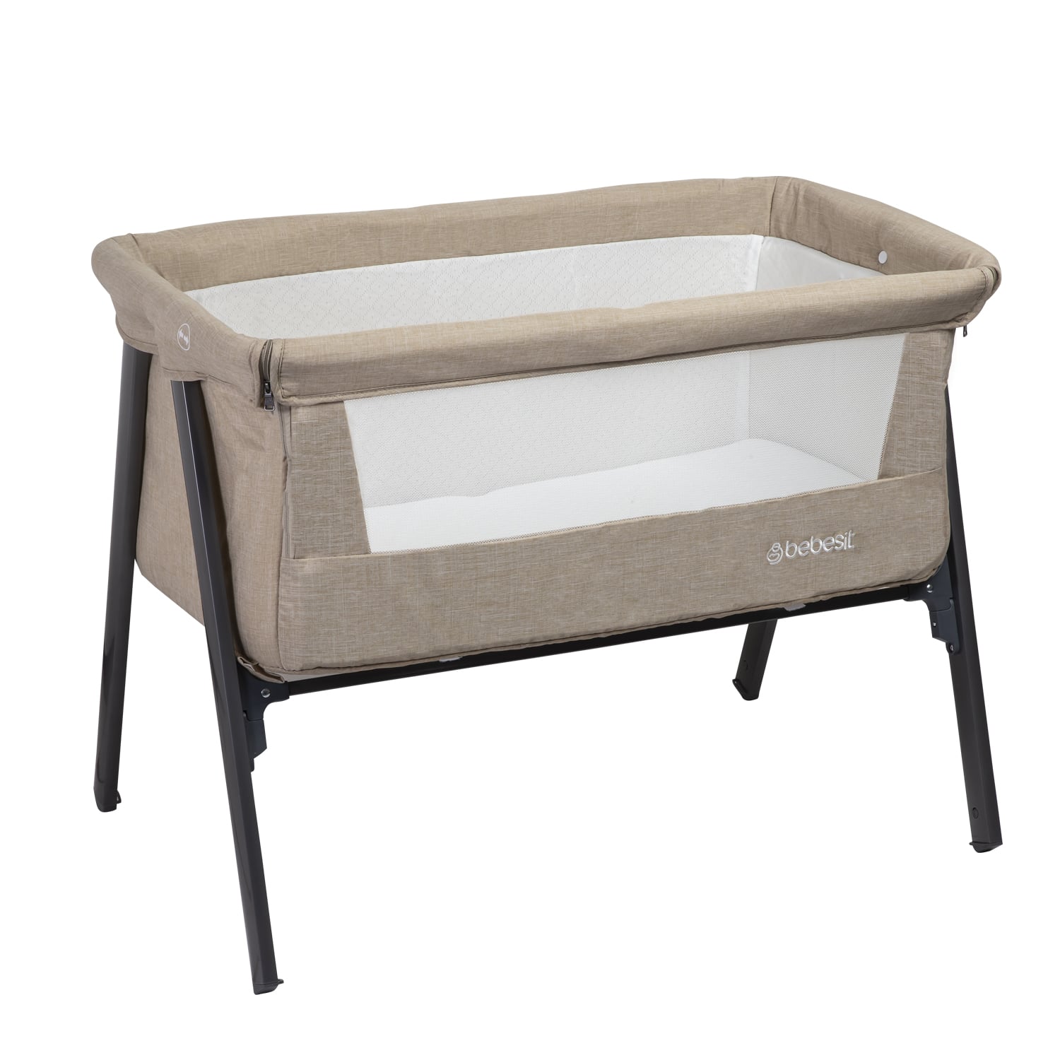 CUNA COLECHO BEBESIT EASY METAL BEIGE - 1