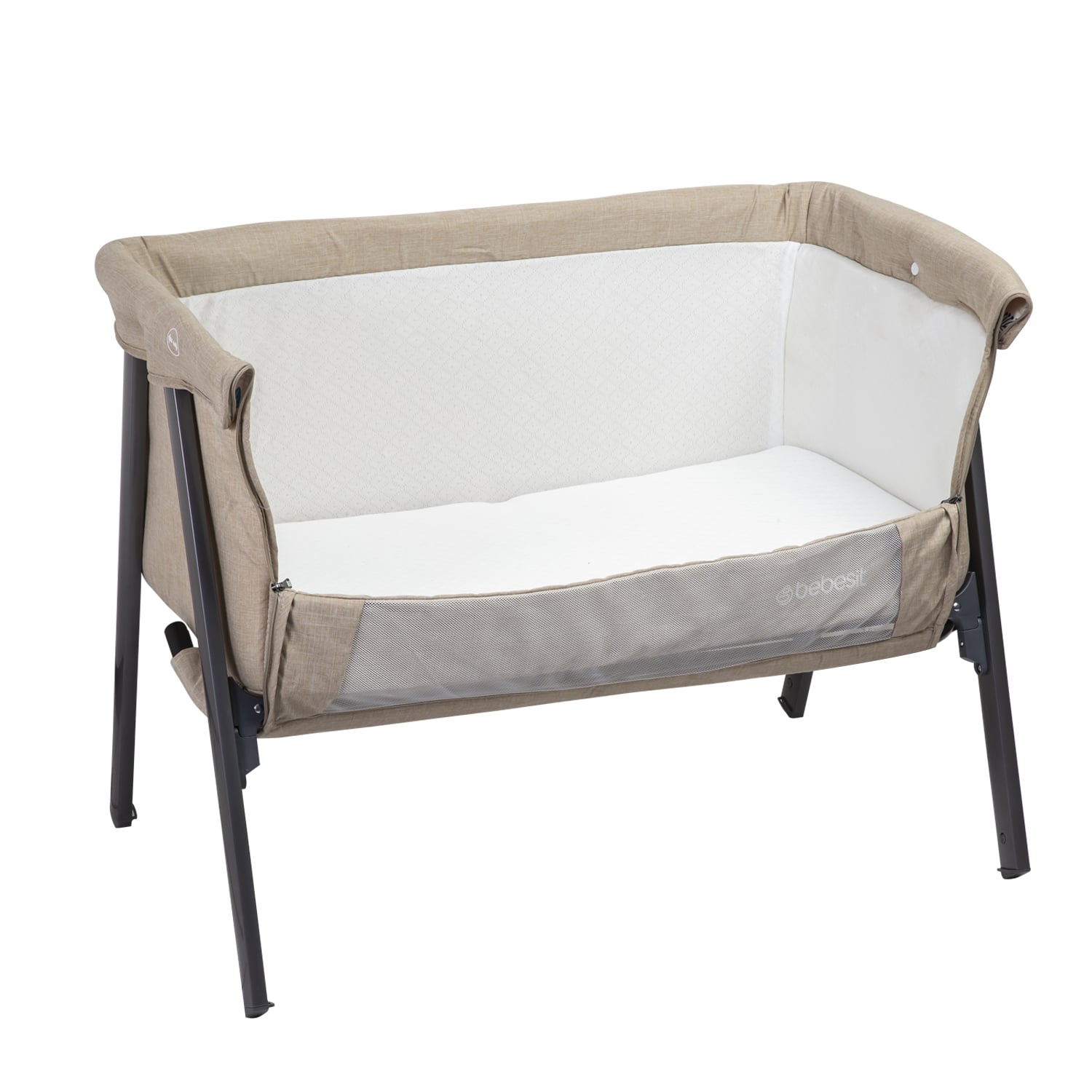 CUNA COLECHO BEBESIT EASY METAL BEIGE - 2
