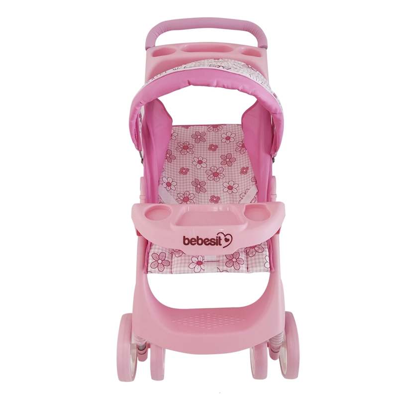 COCHE TRAVEL DE JUGUETE PARA MUÑECA FLOR BEBESIT - 4