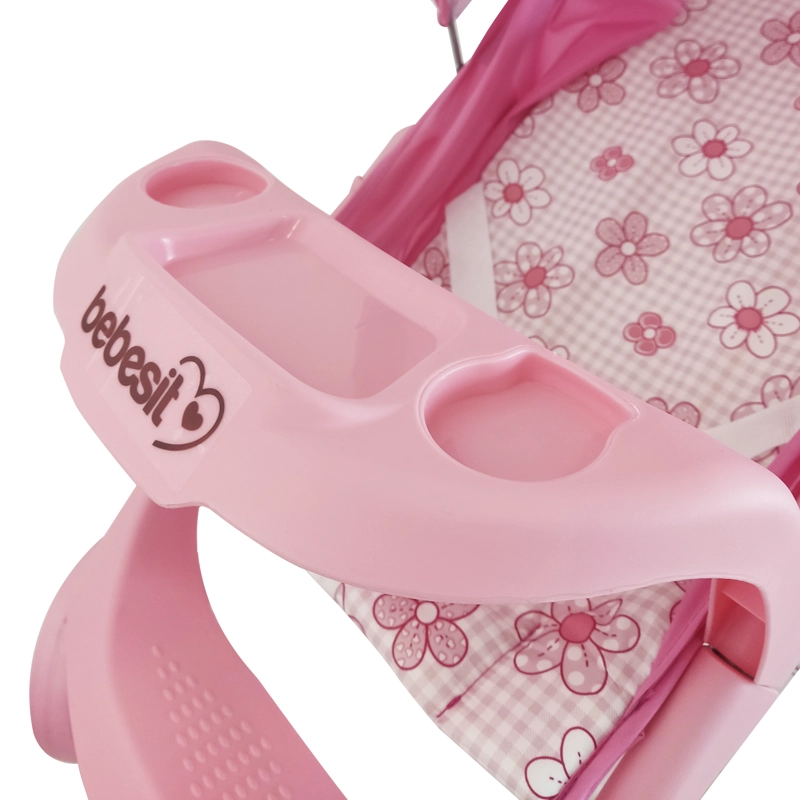 COCHE TRAVEL DE JUGUETE PARA MUÑECA FLOR BEBESIT - 5