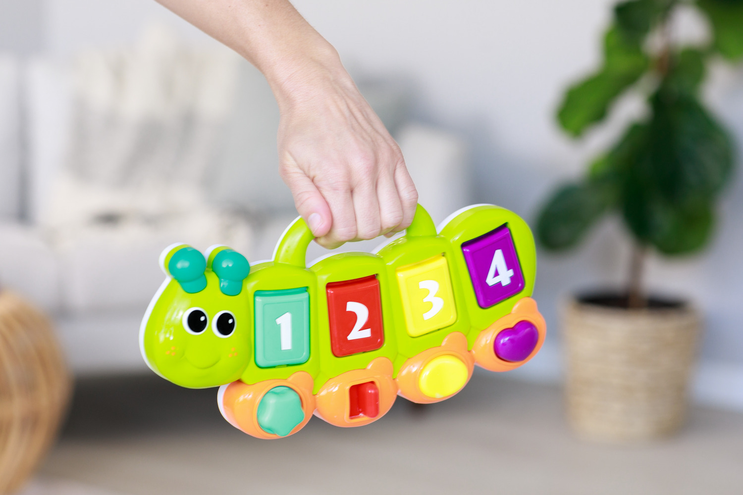JUGUETE INTERACTIVO INFANTINO BEBÉ LUCES Y SONIDO BLANCO - 2