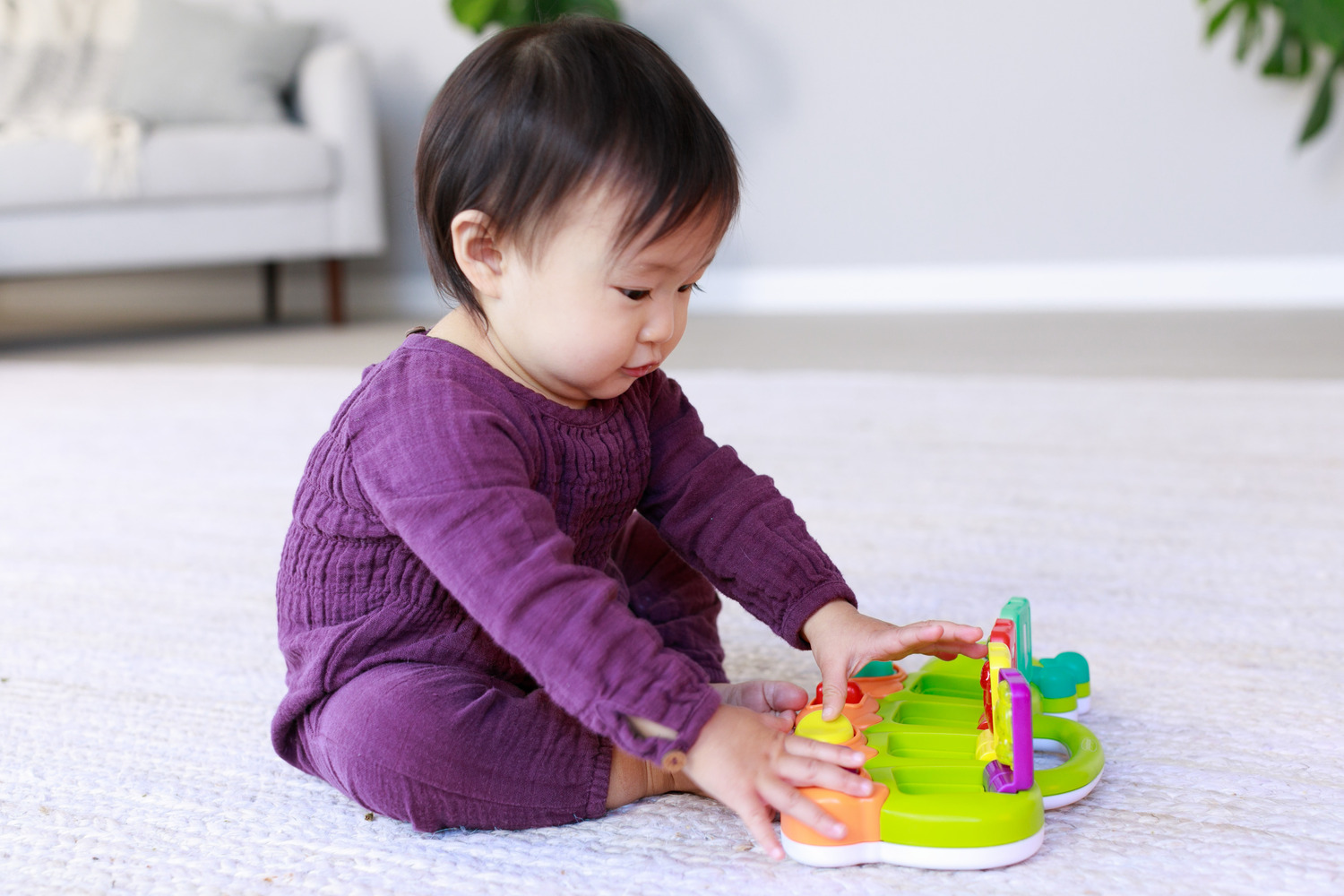JUGUETE INTERACTIVO INFANTINO BEBÉ LUCES Y SONIDO BLANCO - 6