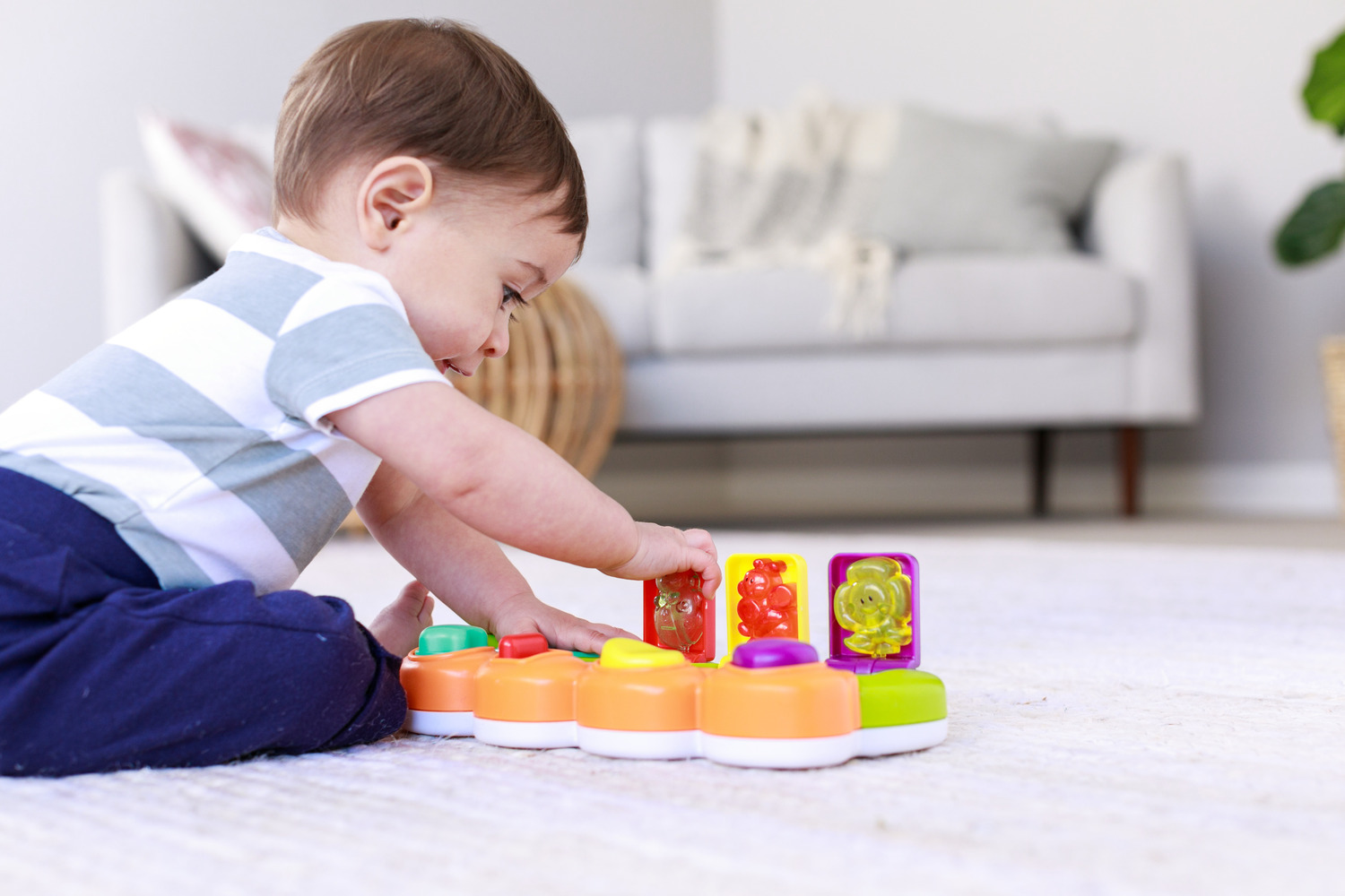JUGUETE INTERACTIVO INFANTINO BEBÉ LUCES Y SONIDO BLANCO - 7