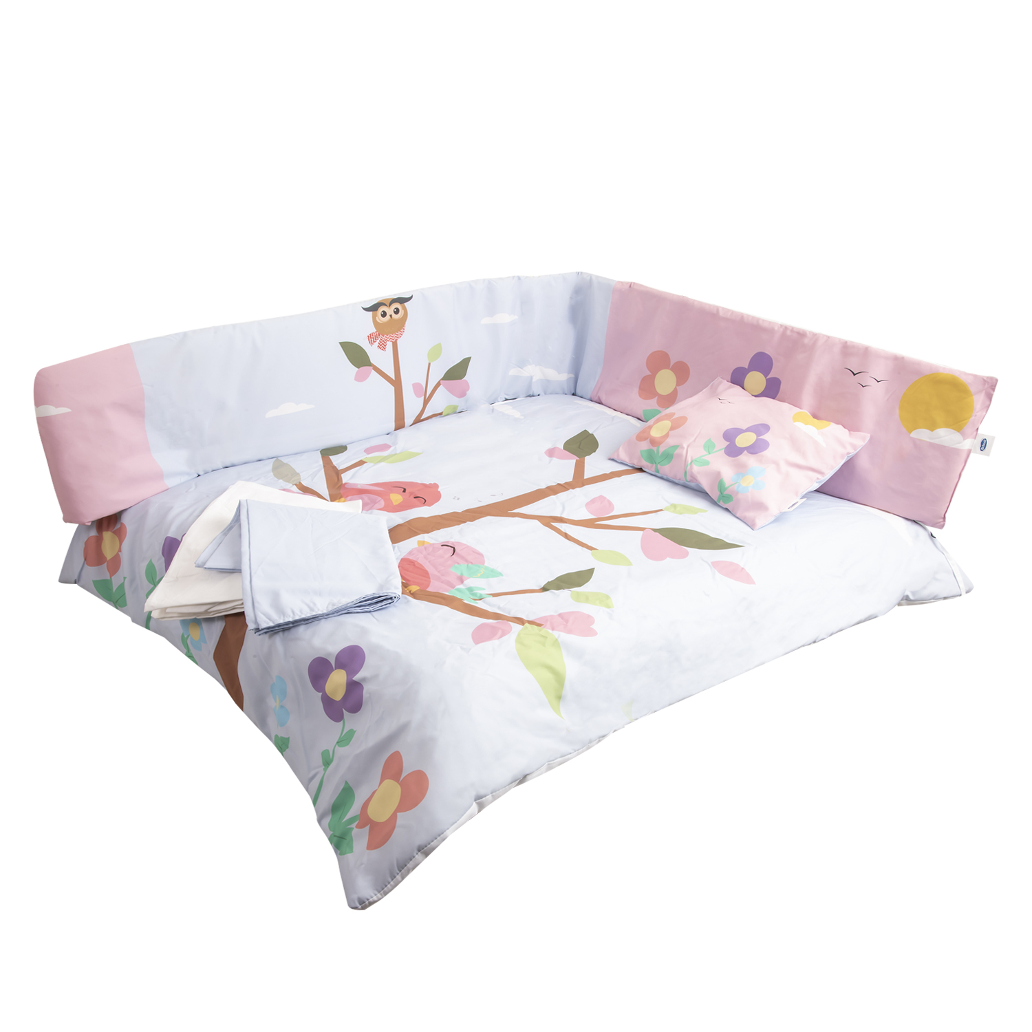 SET DE CUNA PAJARITO 5 PIEZAS BEBESIT - 4